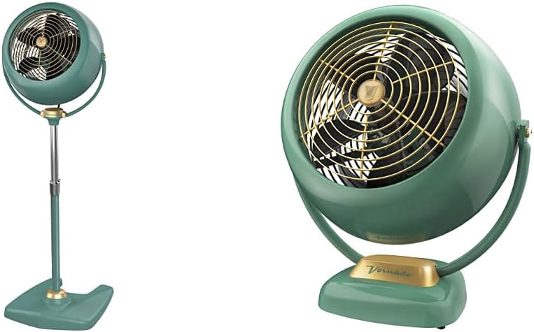 Vornado VFAN Sr. Pedestal (Green) and Vintage Air Circulator Fan Bundle