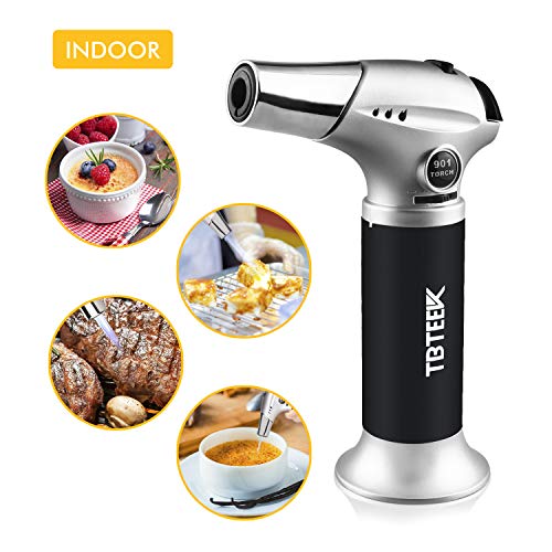 TBTEEK Flambierbrenner, Alle Tanks mit Sicherheitsschloss Creme Brulee brenner und einstellbarer Flamme zum Kochen… – Bild 5