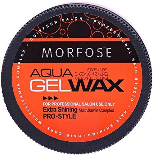MORFOSE Aqua Gel Hair Wax Pro Style Extra Shinning 5.92oz / 175ml