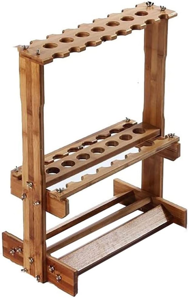 Vertical Fishing Rod Holder Bamboo Pole Rack-23/38/47 Positions Fishing Rack for Storing Fishing Rods - Fishing Pole Holder