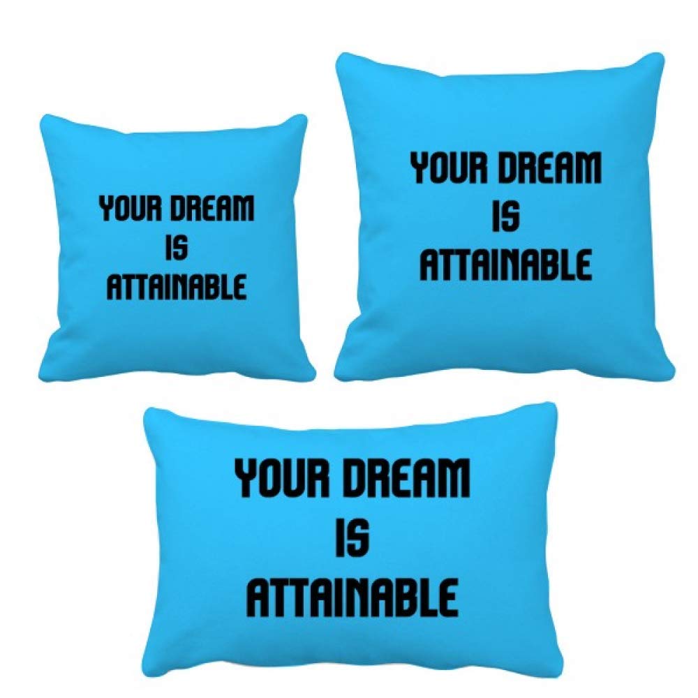 Parure de coussin avec coussin DIYthinker citations paroles de motivation pour deco salon