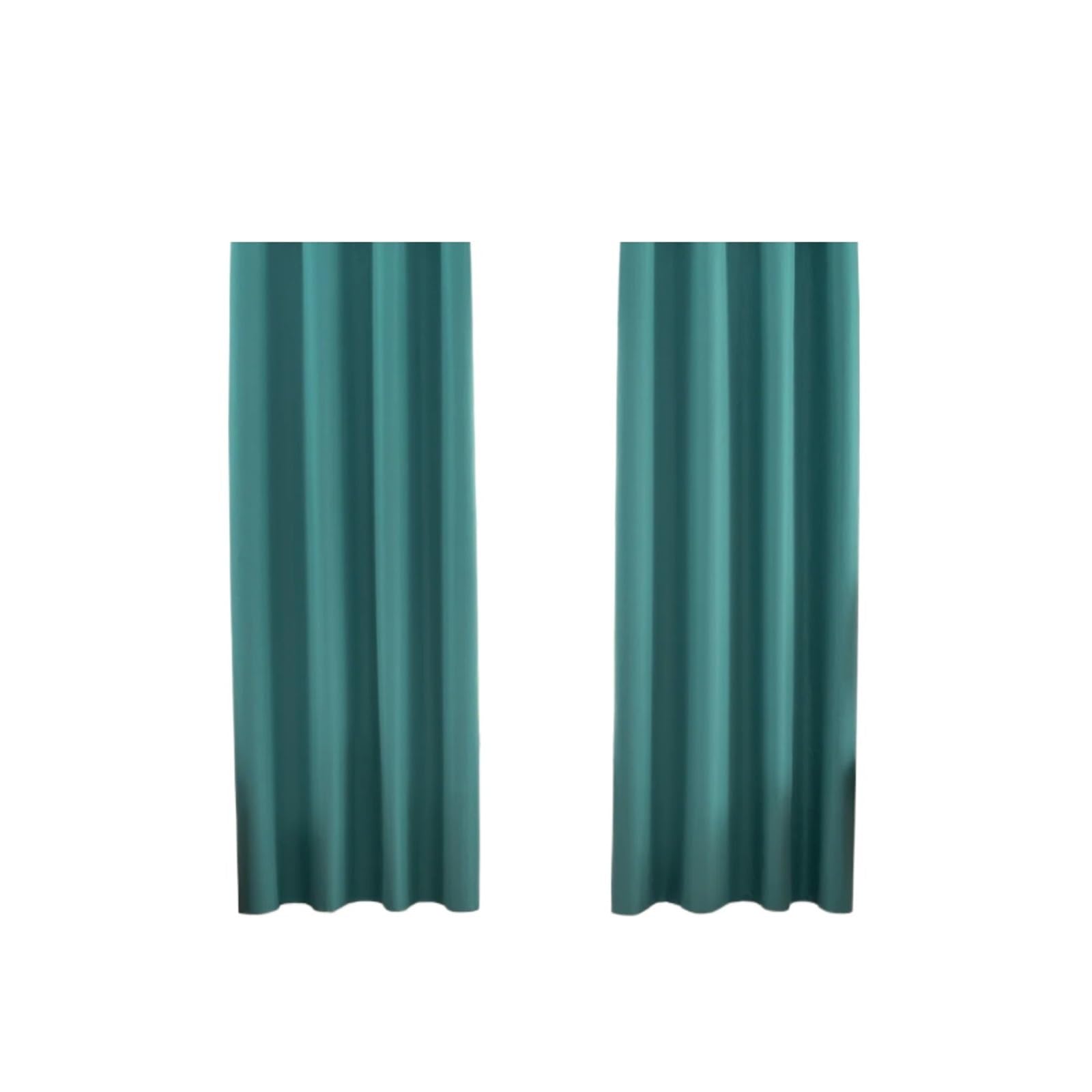 MWAHJU 2pc Solid Blackout Curtains with Grommets, for Bedroom, Living Room, Kitchen, Privacy Drapes, Window Curtain For Living Room(Color 3,132X241cm)