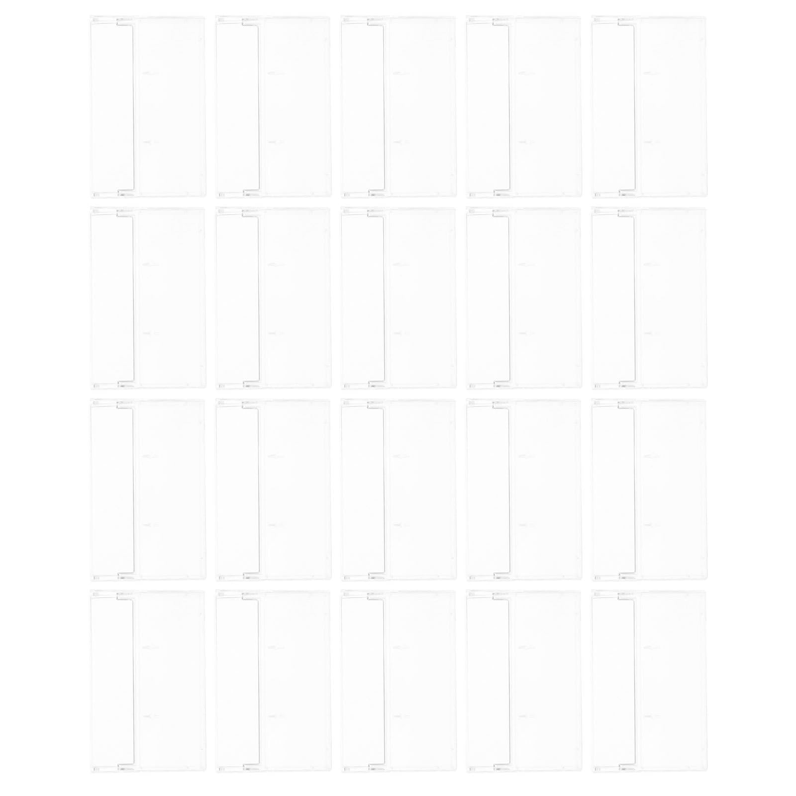 Set Da 10 Custodie Per Cassette Musicali In Plastica Trasparente, Scatole Compatte Retrò Per Organizzare Audio Set Da 10 Custodie Per Cassette Musicali In Plastica Trasparente, Scatole Compatte Retrò Per Organizzare Audio