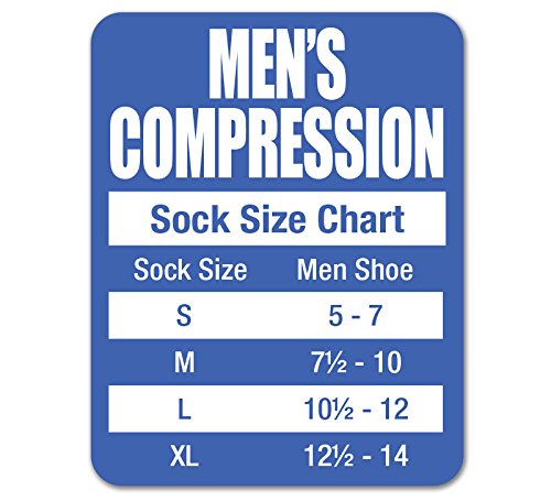 Jefferies Socks Mens Graduated Compression Dress Socks 1 Pair Pack3