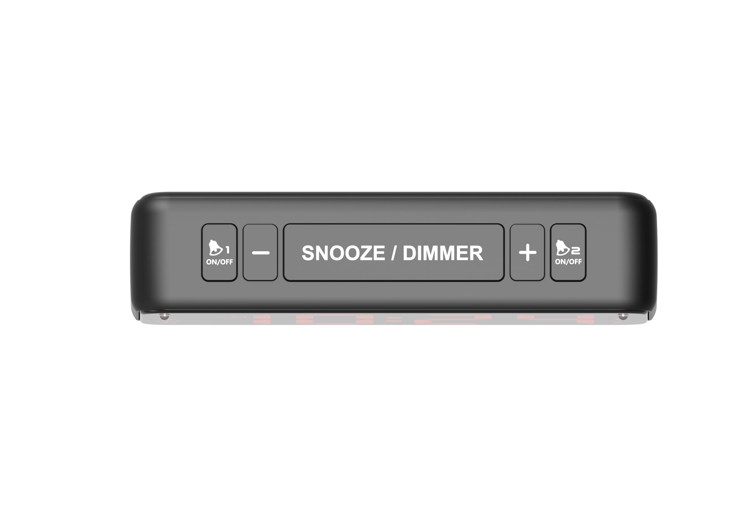 Orologio professionale VIBRATION Orologio da tavolo XXL display anziani sveglia vibrante allarme vibrazione, 2 allarmi regolabili + cuscino vibrante per letto per non uditi, anziani + dormiente