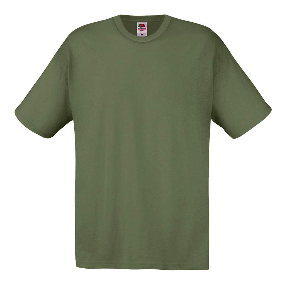 Fruit of the Loom Original T – T-Shirt, Classic Olive, Größe L