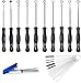 oGoDeal Lot de 10 tournevis pour réglage de carburateurs Walbro de petits moteurs à 2 temps de tronçonneuses/rotofils/etc. Husqvarna, Troy-Bilt, etc. avec trousse, brosse et kit d'outils de nettoyage