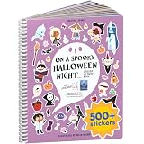 Halloween Sticker + Coloring Book for Kids