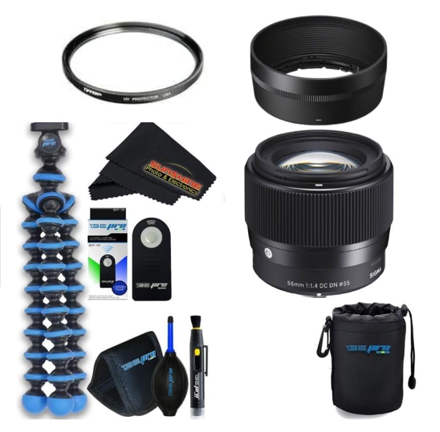 Image of Sigma 56mm F 1.4 DC DN for RF Mount (Pro Bundle)