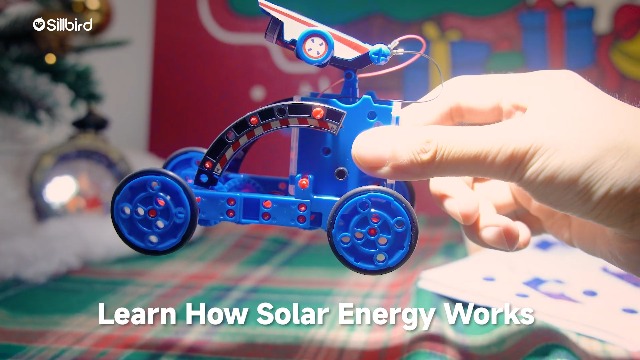 Sillbird Kit de robot solaire éducatif 12 en 1, jouet de construction Stem, expériences scientifiques pour enfants de 8 à 12 ans