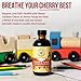 Honey Gardens Kids Cherry & Honey Soothing Throat Syrup, Herbal Infused Raw Honey Syrup, Apitherapy Formula Includes Extracts of Umckaloabo, Black Cherry, Marshmallow, 24 Servings, 4 FL. OZ.