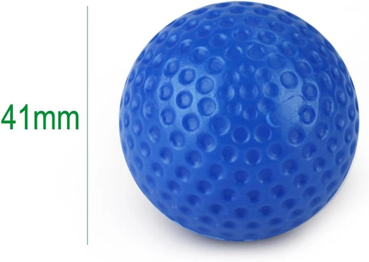 60-Pack PE Plastic Golf Practice Balls, Realistic Flight Training Balls for Indoor and Outdoor Backyard Use