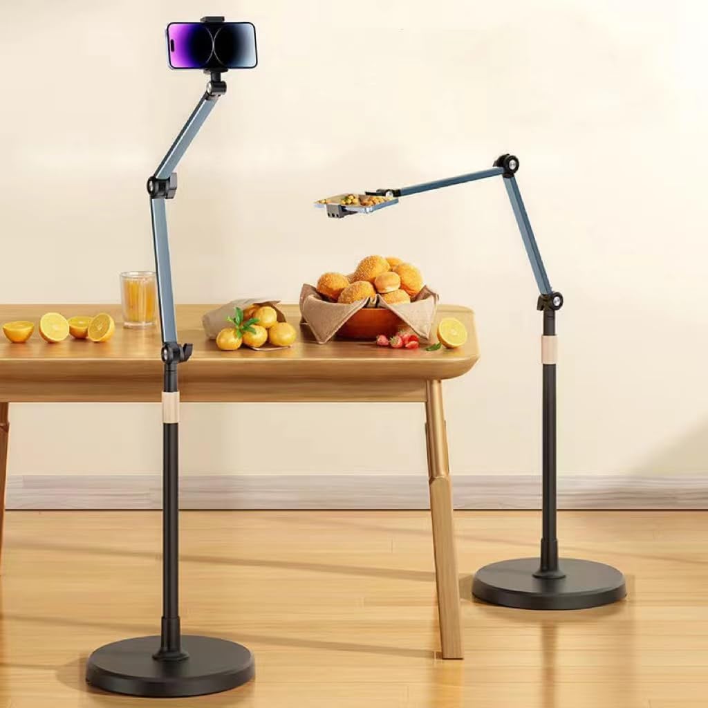Mobile phone Holder Stand Floor, 360 Degree Fold Phone Top Floor Stand,Suitable for watching movies,Live, shoot video，Take pictures