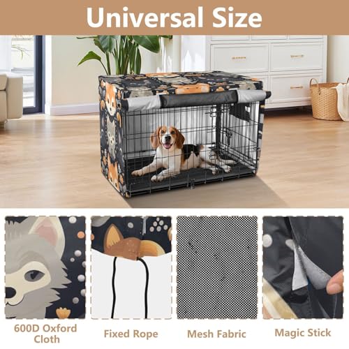 Housse de cage pour chien et chat idéal en voyage ou en intérieur L
