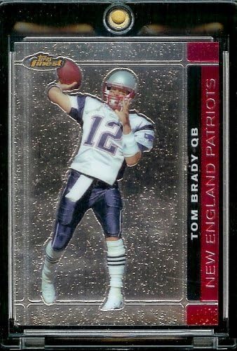 2007 Topps Finest Football Card #8 Tom Brady