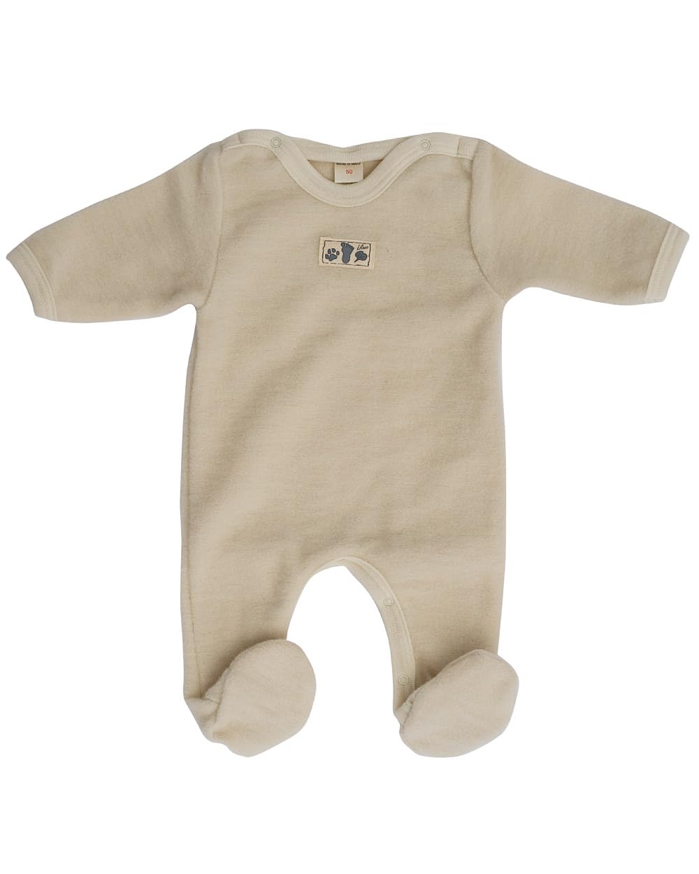 Lilano, Pijama para bebé con pie, 100% lana (kbT)