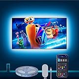 Mehrere mühelose Kontrolle verfügbar: Steuern Sie die LED Strip durch den Controller oder Govee Home App über WiFi oder Bluetooth. Alexa Sprachsteuerung ist auch möglich.