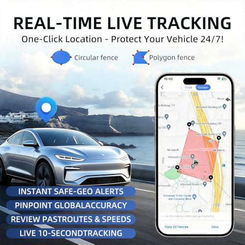 Magnetic GPS Tracker for Vehicles, 4G & Waterproof, Subscription Required - Image 2