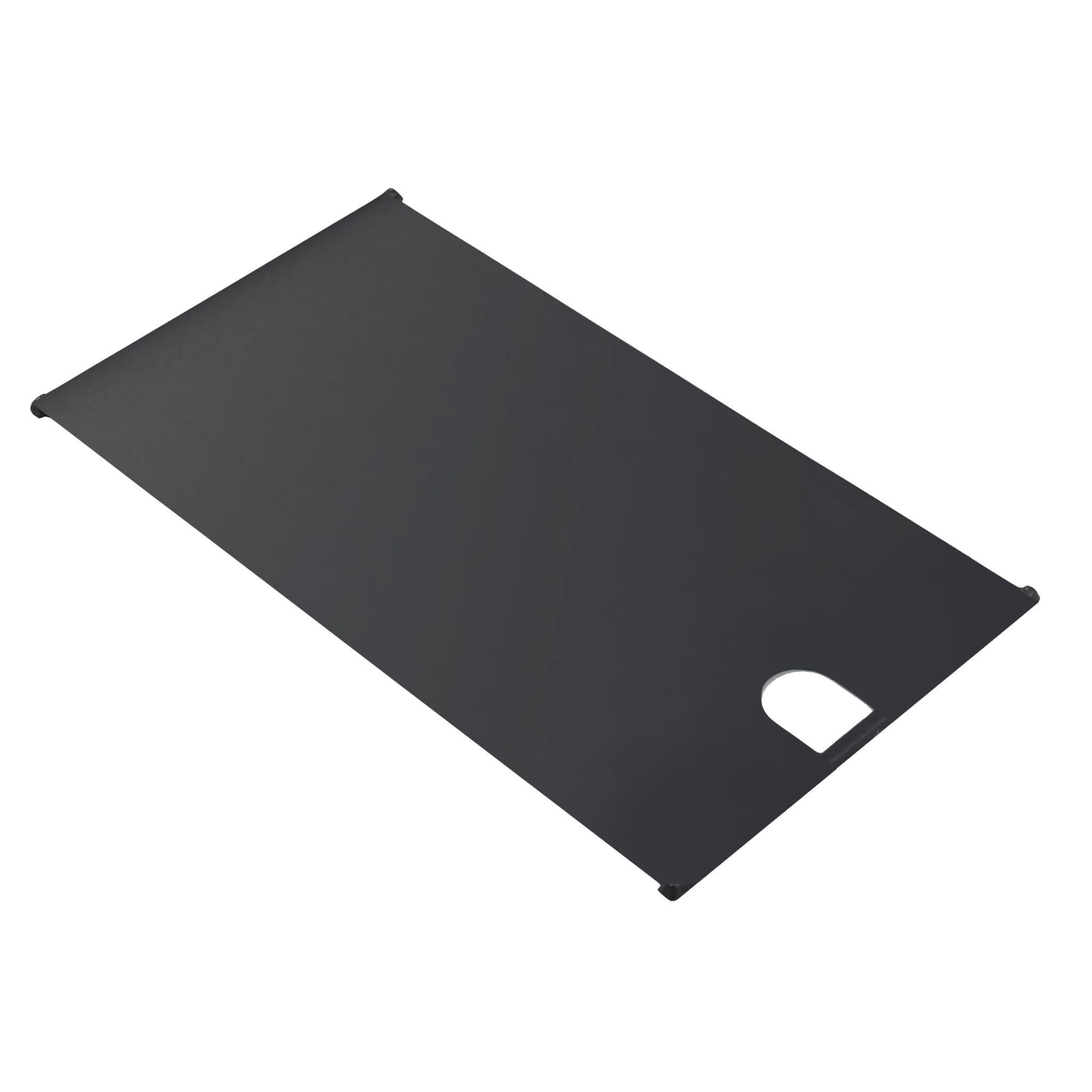 Milani Home - piastra per barbecue, compatibile PIROS e DIABLO, ghisa, ricambio cottura barbecue, nero, 41.5 x 22 cm