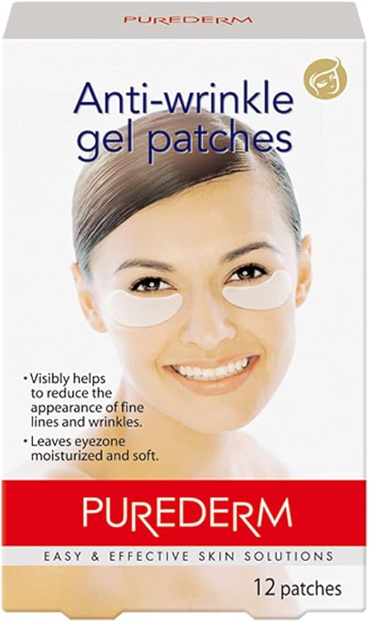 Purederm Anti Wrinkle Under Eye Gel Patches (8 Patches, 4 Pairs