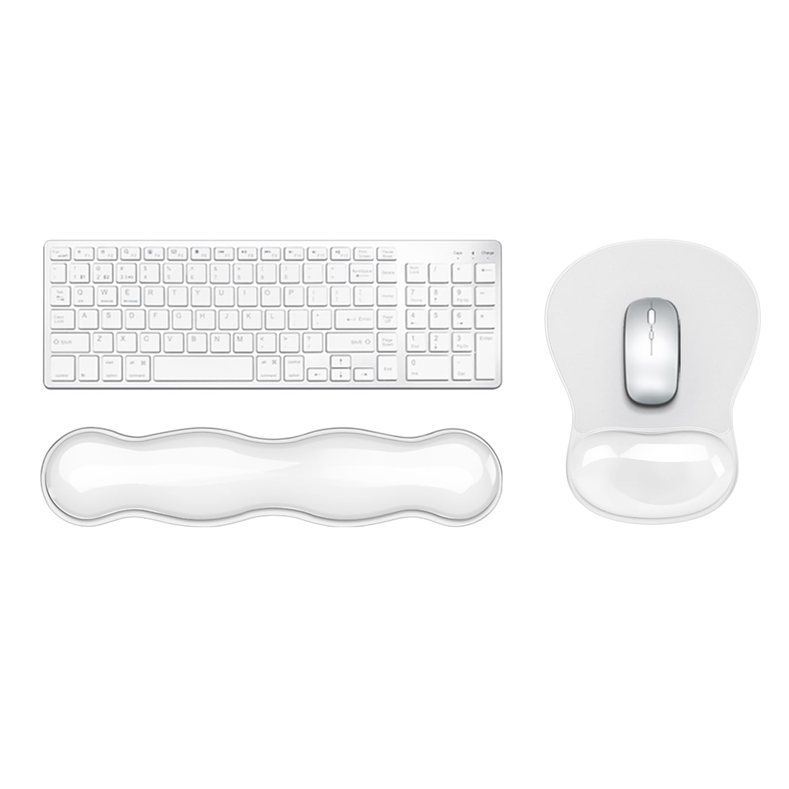 Gel Keyboard Mouse Wrist Rest Set Ergonomic Keyboard and Mouse Pad with Wrist Support Typing Pain Relief Suitable