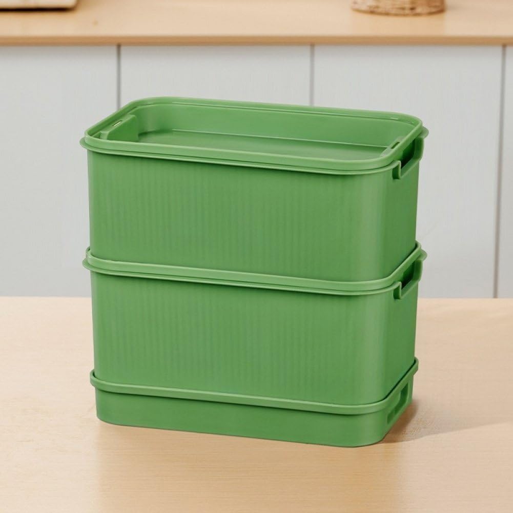 Seed Sprouter Kit, 2 Tier Seed Sprouting Tray, Hydroponic Propagator Mini Plant Grow Trays, Soil Free Germination Tray for Growing Bean Sprouts, Wheat Grass