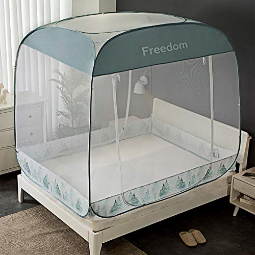 Pop-Up Mosquito Net Tent Canopy for Beds, Crib Netting, Self-Standing Tent for Camping