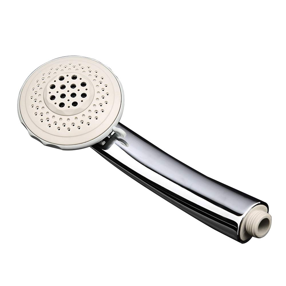 Pommeau de douche anti calcaire à main en ABS chrome avec jet réglable haute efficacité
