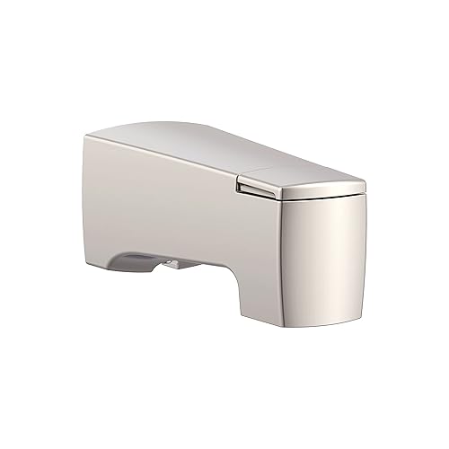 Gerber Tribune - Caño de bañera de níquel cepillado con desviador