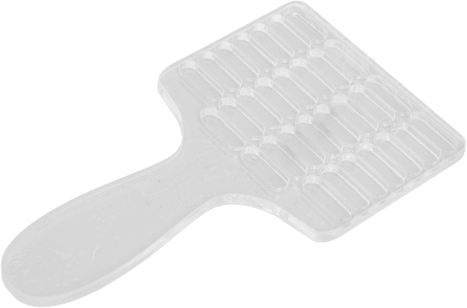 HURRISE Counting Tray Acrylic Capsule Holding Tray, Sorting Tray, 30 Count Capsule Counting Tray with Handle Effort Saving Tablet Holding Counter Tray for Vitamin