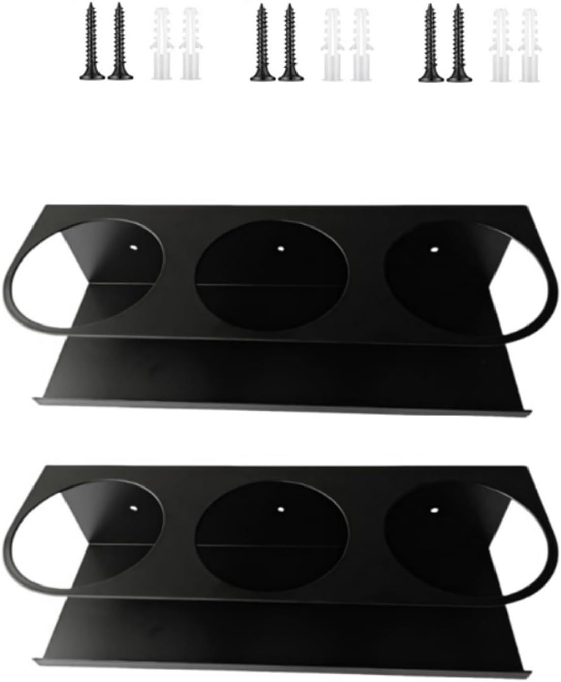 Rustproof Acrylic Bottle Display Shelf Wall Mounted Storage Unit for Home Gym Kitchen Cabinet Space Management Tool Acrylic Wall Mounted Organizers