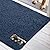 Gorilla Grip Original Indoor Durable Chenille Doormat, 60x36, Absorbent Machine Washable Inside Mats, Low-Profile Rug Doormats for Entry, Mud Room Mat, Back Door, Busy Areas, Navy Blue