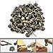 100Pcs Antique Bronze Furniture Decorative Nails Assortment Thick Pushpin Hobnail Upholstery Tacks Doornail Hardware