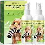 Anti Chew Spray for Dogs, 2Pcs Natural Pet Corrector Repellent Spray Suitable for Behavior Training, Stops Destructive Chewing Licking of Bandages, Furniture, Indoor & Outdoor Use (Bitter Apple)