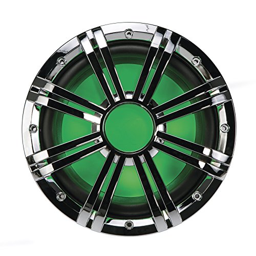 Kicker 43KMW10GLCR 10インチ (25cm) グリル 43KMW10 サブウーファー用 LED クローム RoHS対応
