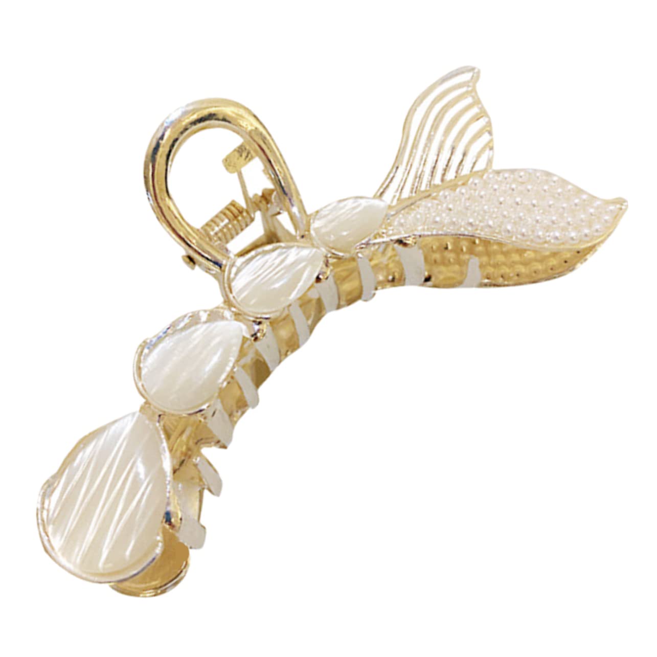Healeved 5stücke Mermaid Haarklammer Mit Perlen Nonslip Haarclip Für Damen Stylische Haarklammer Für Hochsteckfrisuren Für Alltag Hochzeiten Reisen Und Mehr