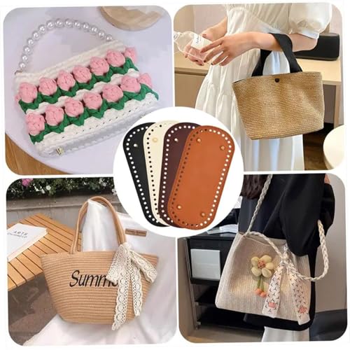 Base de bolsa para ganchillo ideal para crear tus propias bandoleras y cestas tejidas a mano 4
