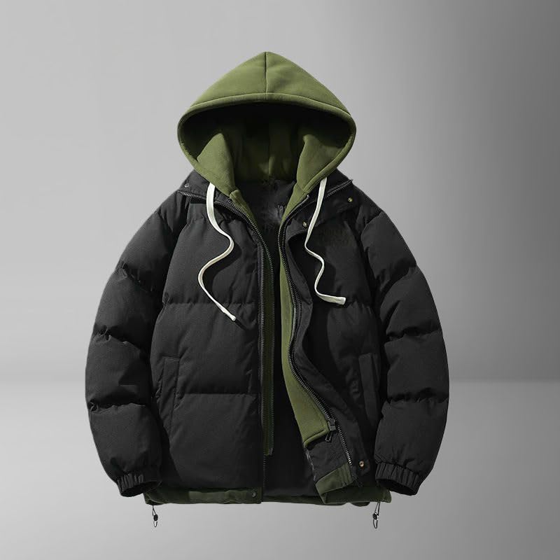 Veste matelassée épaisse isolation thermique supérieure blouson modulable