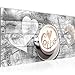 Produktbild Bilder Kaffee Küche Wandbild Vlies - Leinwand Bild XXL Format Wandbilder Wohnzimmer Wohnung Deko Kunstdrucke Grau 1 Teilig - MADE IN GERMANY - Fertig zum Aufhängen 012812c