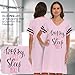Lati Fashion 3 Pack Nightgowns For Women Soft Cotton Short Sleeve Sleepshirt Casual Sleepwear Nightdress Size S-3X (Set2, Medium)