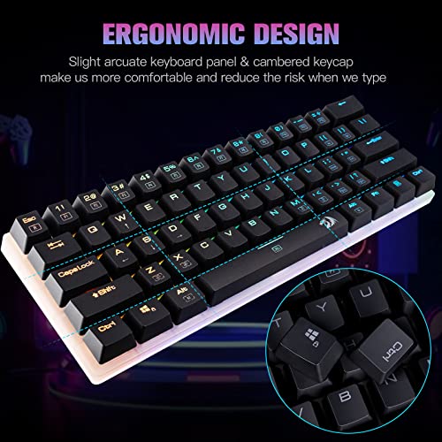 Image of Redragon K605 Alien Giant Mechanical Gaming Keyboard, Super Big 61 Keys & Outemu Blue Switch, RGB LED Backlit Ergonomic Wired Type-C Full Key Conflict Free Anti-Ghosting NKRO Keyboard