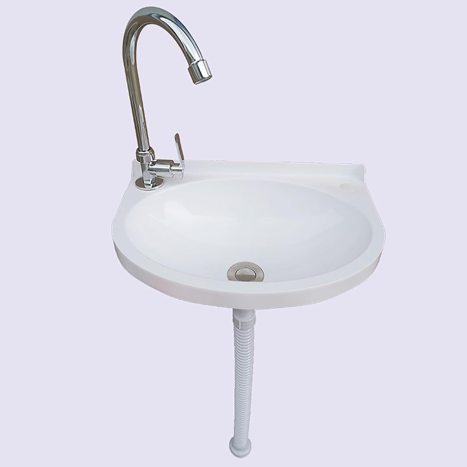 Wall Mount Plastic Sink, Mini Vessel Sink, Laundry Tub, Rv Bathroom Sink (Color : E)