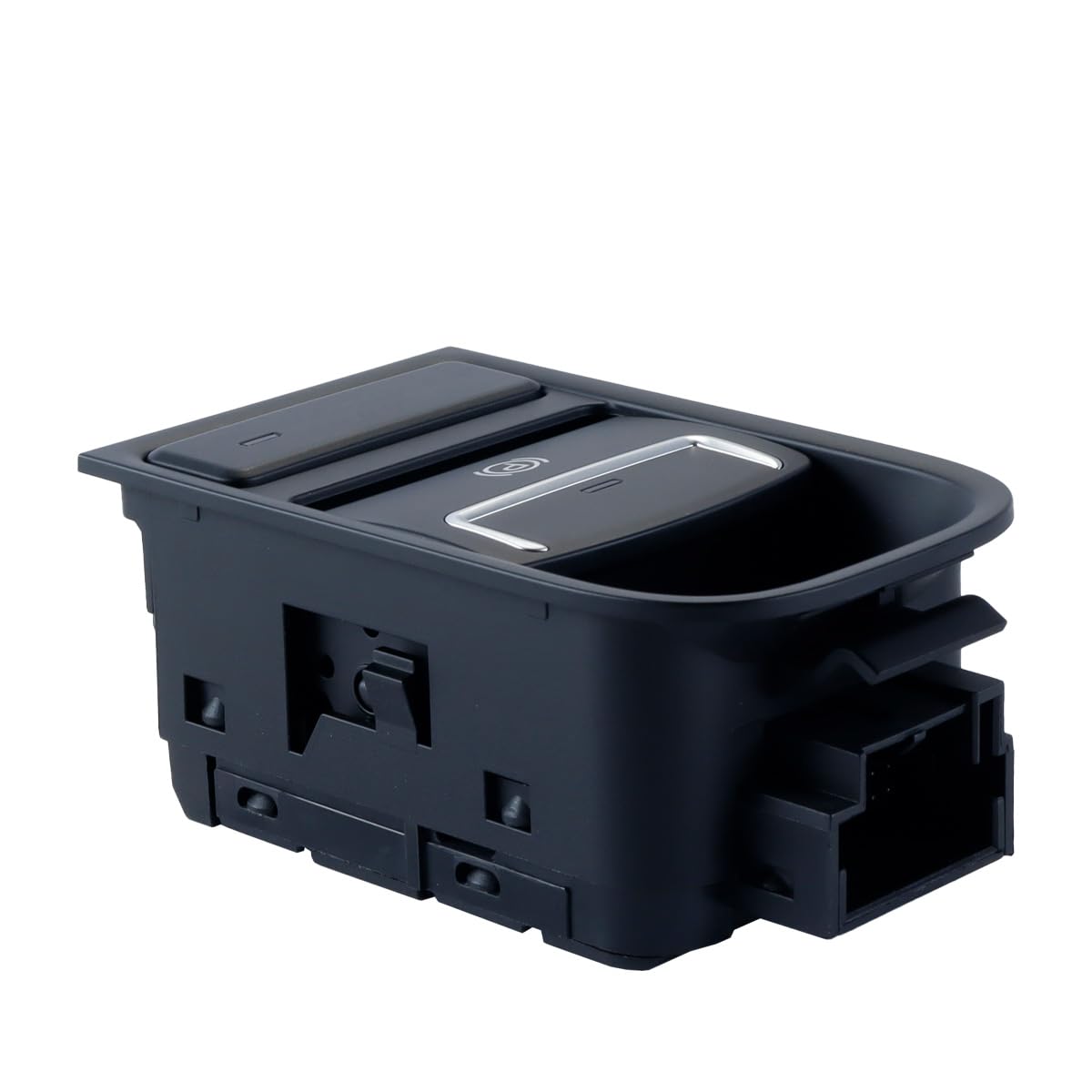 Elektronischer Feststellbremsschalterknopf 5N0927225A für VW Tiguan 5N EPB-Aktuator Handbremsknopf Ersatzschalter für automatische Feststellbremse (schwarz)
