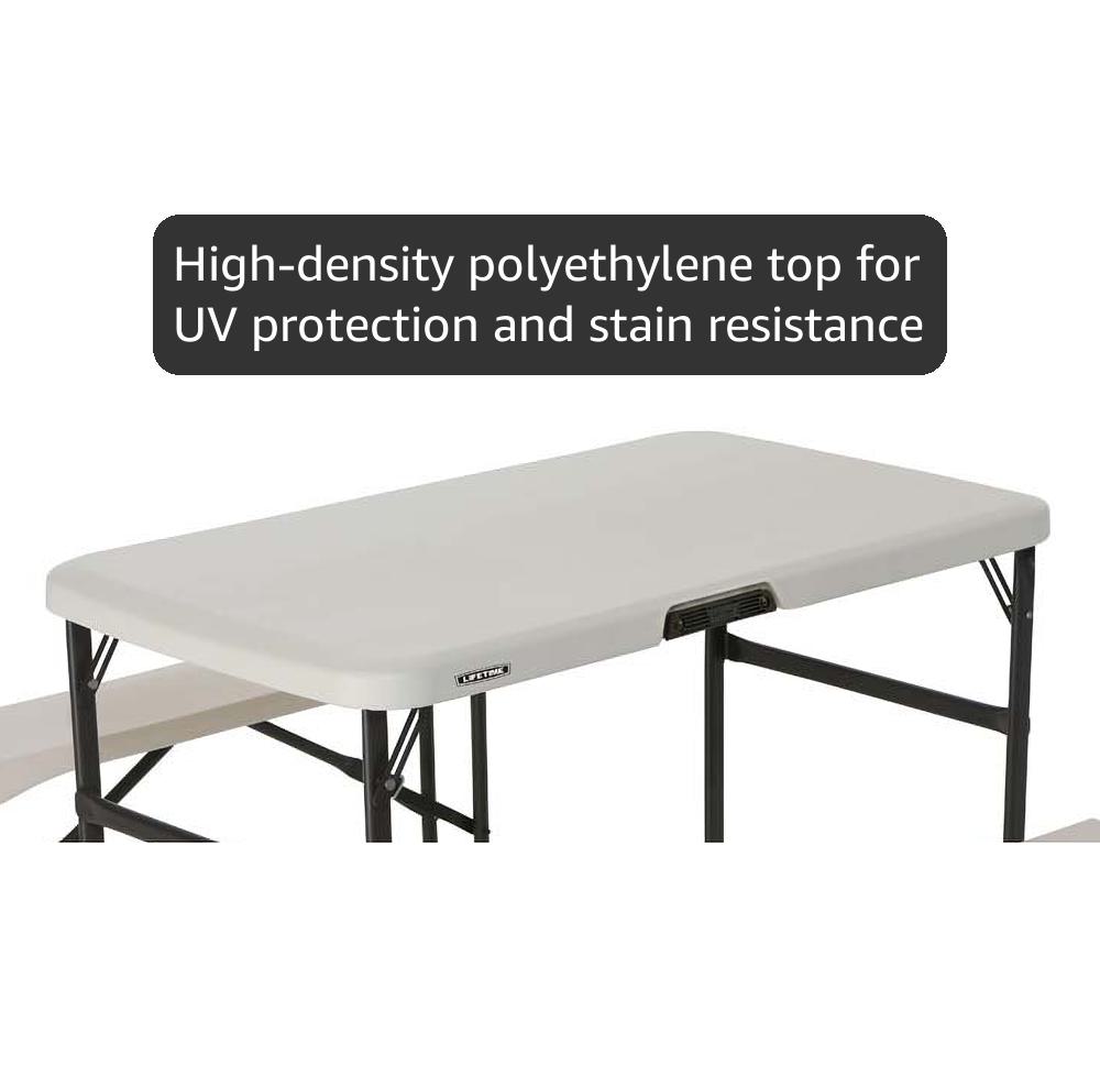 LIFETIME 80352 42 in (107 cm) Recreation Folding Table Set