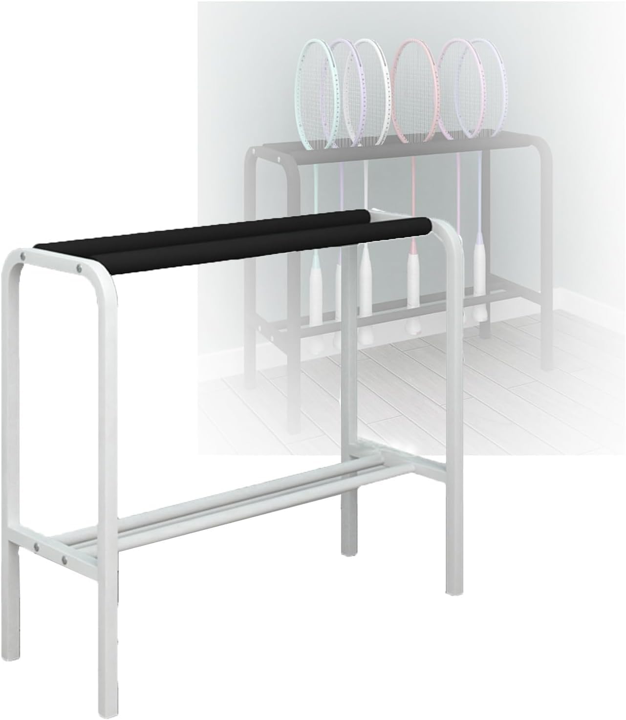 Support de rangement pour raquettes pour écoles et gymnases sur pied