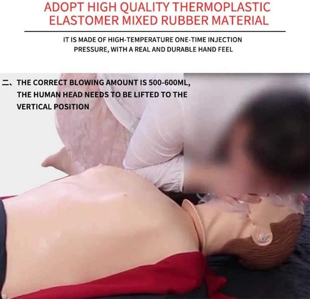Manikin für Körpertraining für Erwachsene, CPR-Training, für Ärzte, Krankenpflege, medizinische Unterricht, mittlerer Hautton, 170 cm