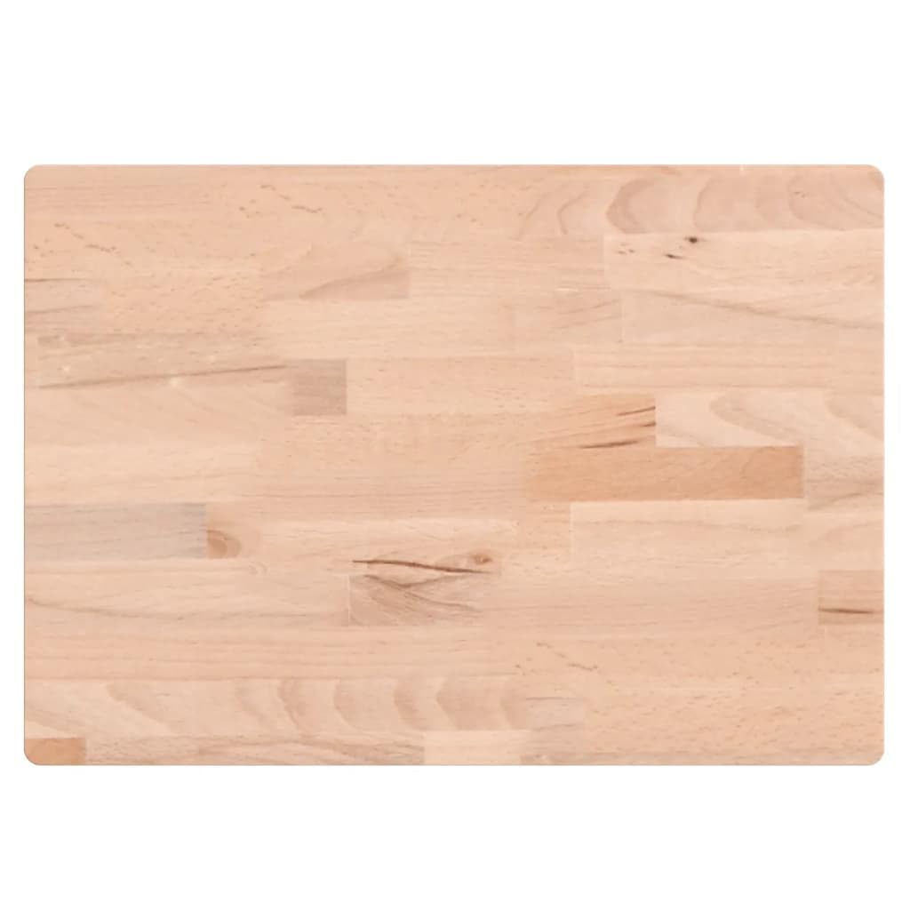 Solivagant Schneidebrett 50x35x4 cm Massivholz Buche, Küche Esszimmer,Küchenhelfer -utensilien,Schneidebretter, 6.08 kg-355996