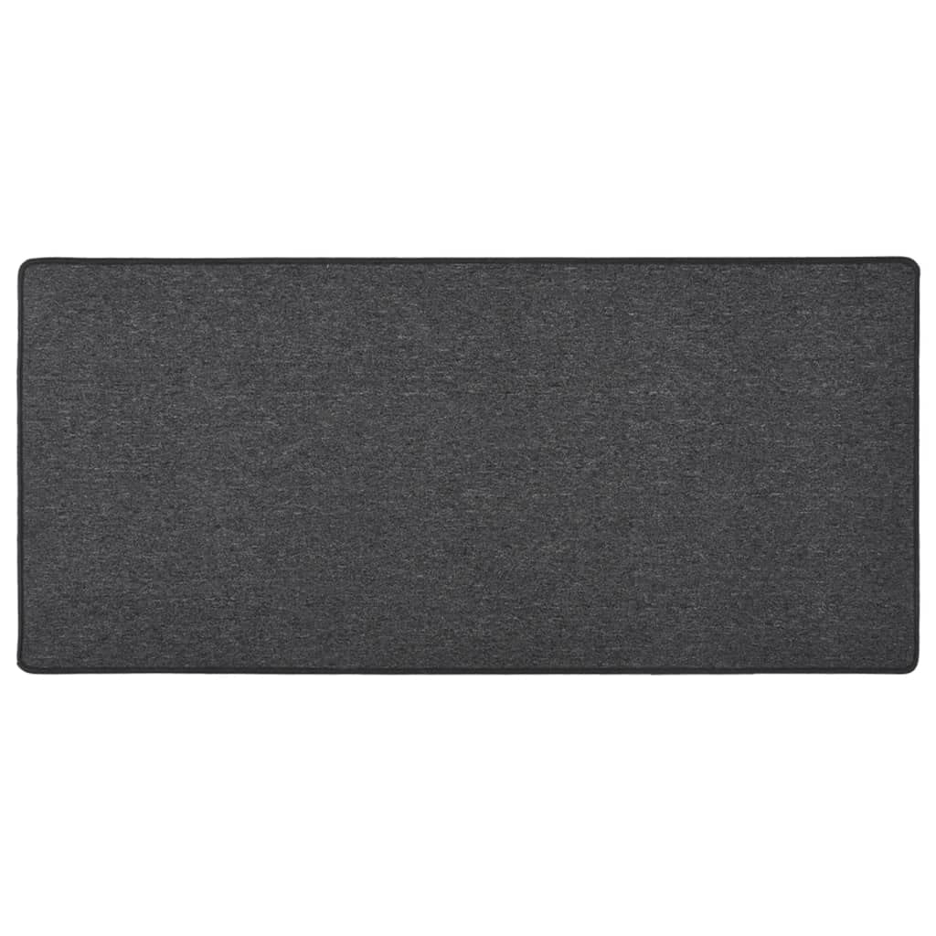 vidaXL Carpet Runner | Anthracite | Needle-punched fabric (100% polypropylene) — image 1