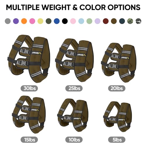 Image of APEXUP Weighted Vest Men Women, Weight Vest for Women Workout Equipment for Strength Training Running