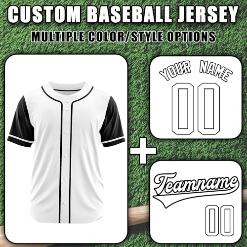 Custom Baseball Jersey Personalized Stitched Printed Teamname Your Name and Numbe Logo for Men Women Youth miniatura 4